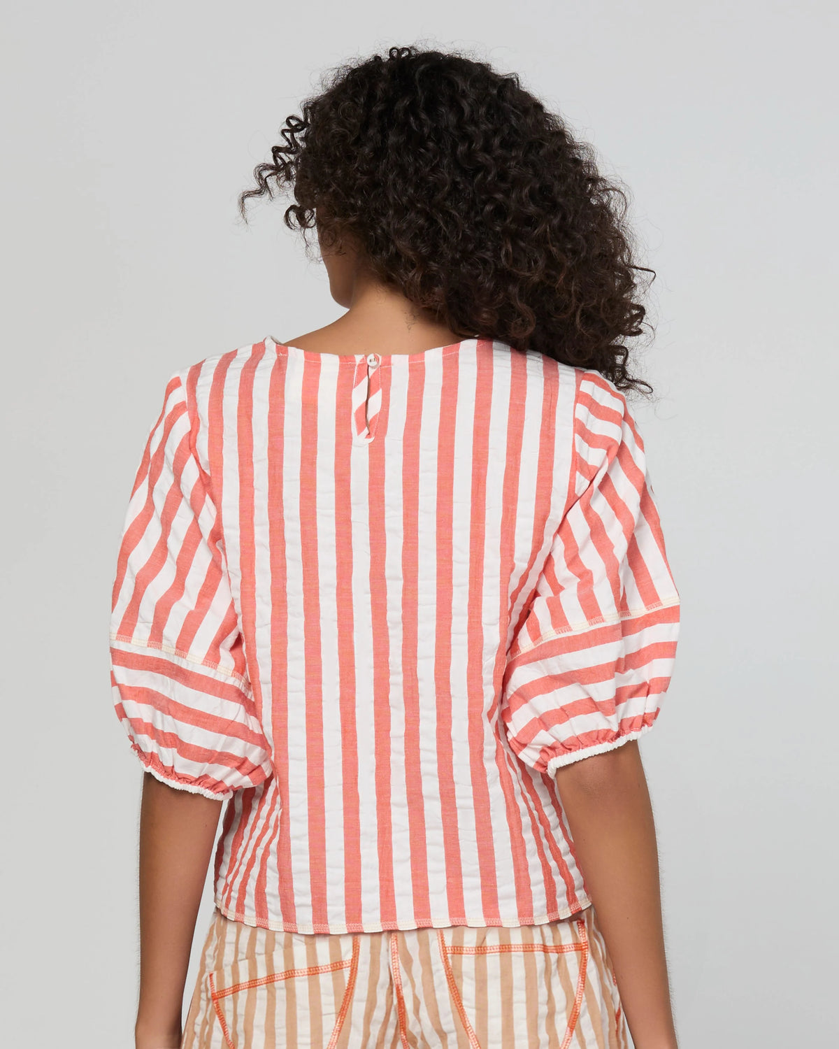 Boom Shankar Ava Top - Watermelon Stripe