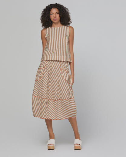 Boom Shankar Guru Skirt - Sandy Stripe