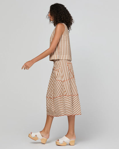 Boom Shankar Guru Skirt - Sandy Stripe