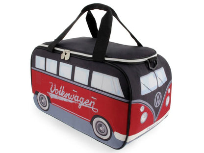 Artisanal VW T1 Bus Cooler Bag 25 Litre - Black/Red