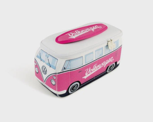 Artisanal VW T1 Bus 3D Neoprene Universal Bag - Pink