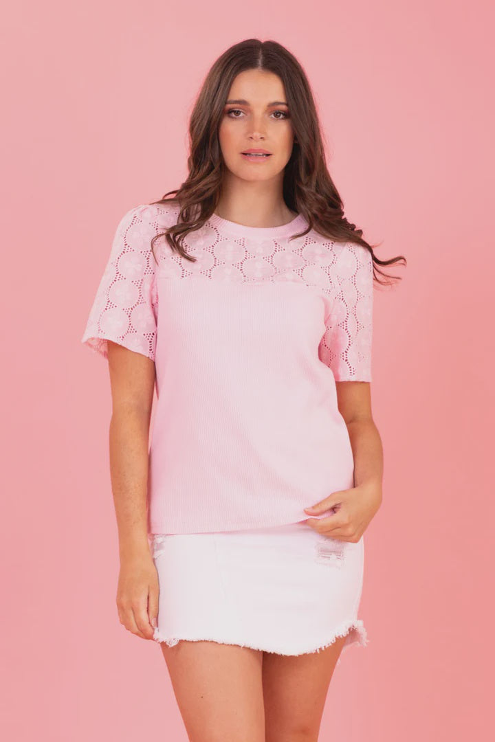 Charlo Barbara Top Pink