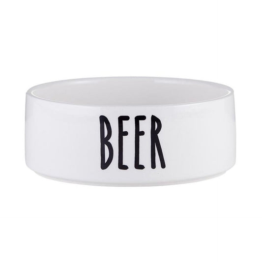 Artisanal Ceramic Pet Bowl - Beer