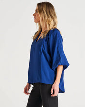 Load image into Gallery viewer, Betty Basics Julia Blouse Blue
