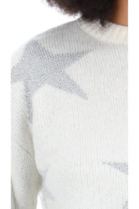 Charlo Bianca Star Knit Off White