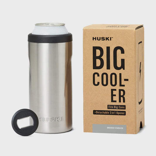 Huski Big Can Cooler - Brushed Stainless