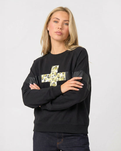 Stella + Gemma Classic Sweat - Leopardess Cross