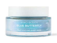 Load image into Gallery viewer, Bopo Blue Butterfly Sleep Mask

