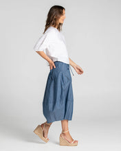 Load image into Gallery viewer, Boom Shankar Guru Skirt Chambray
