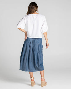 Boom Shankar Guru Skirt Chambray