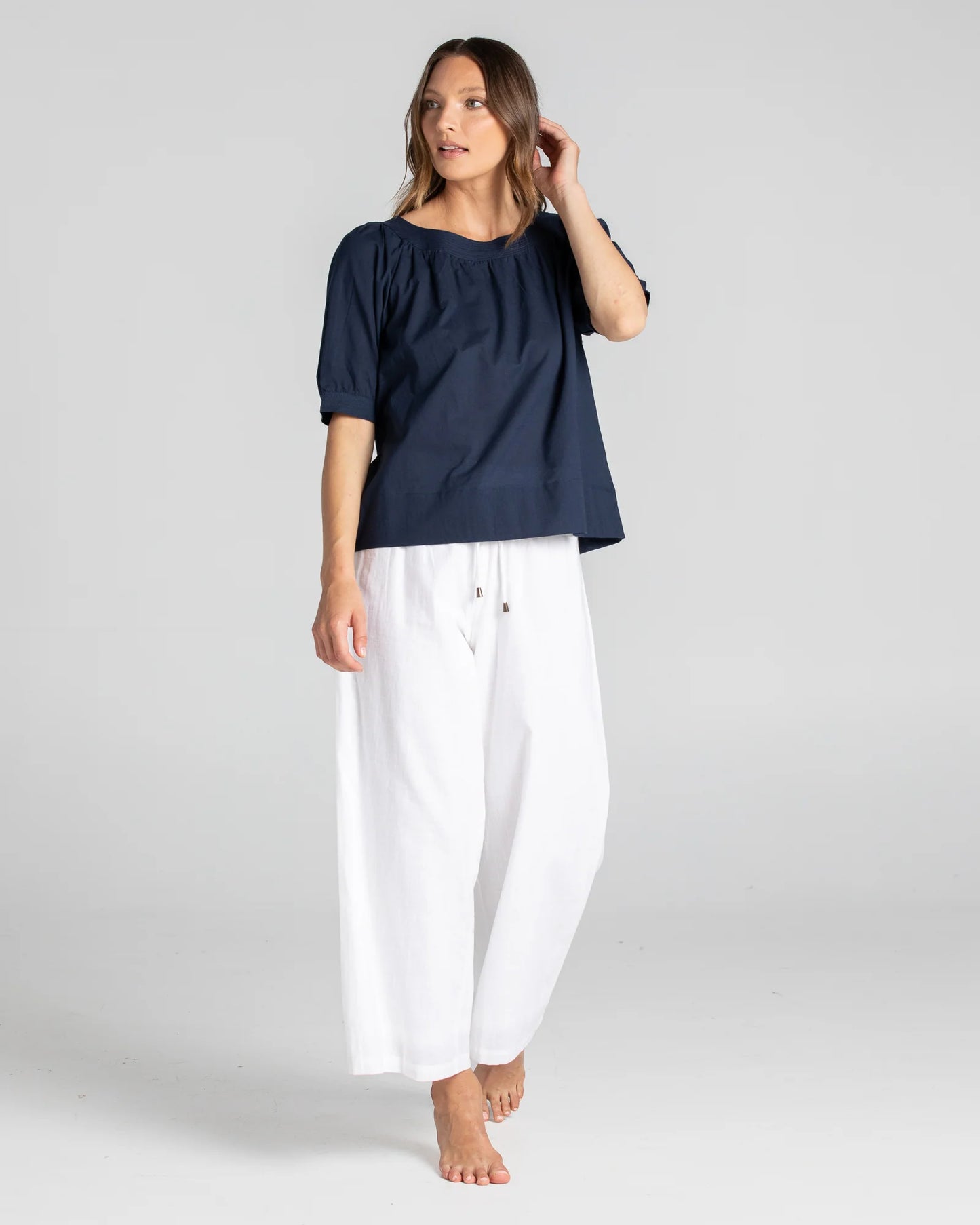 Boom Shankar Bliss Basic Top - Navy