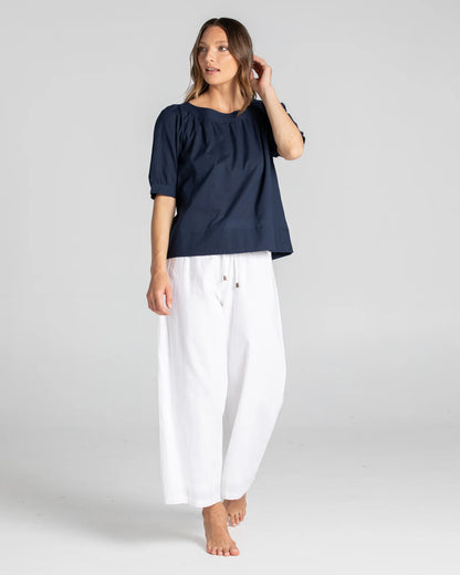 Boom Shankar Bliss Basic Top - Navy
