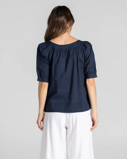 Boom Shankar Bliss Basic Top - Navy