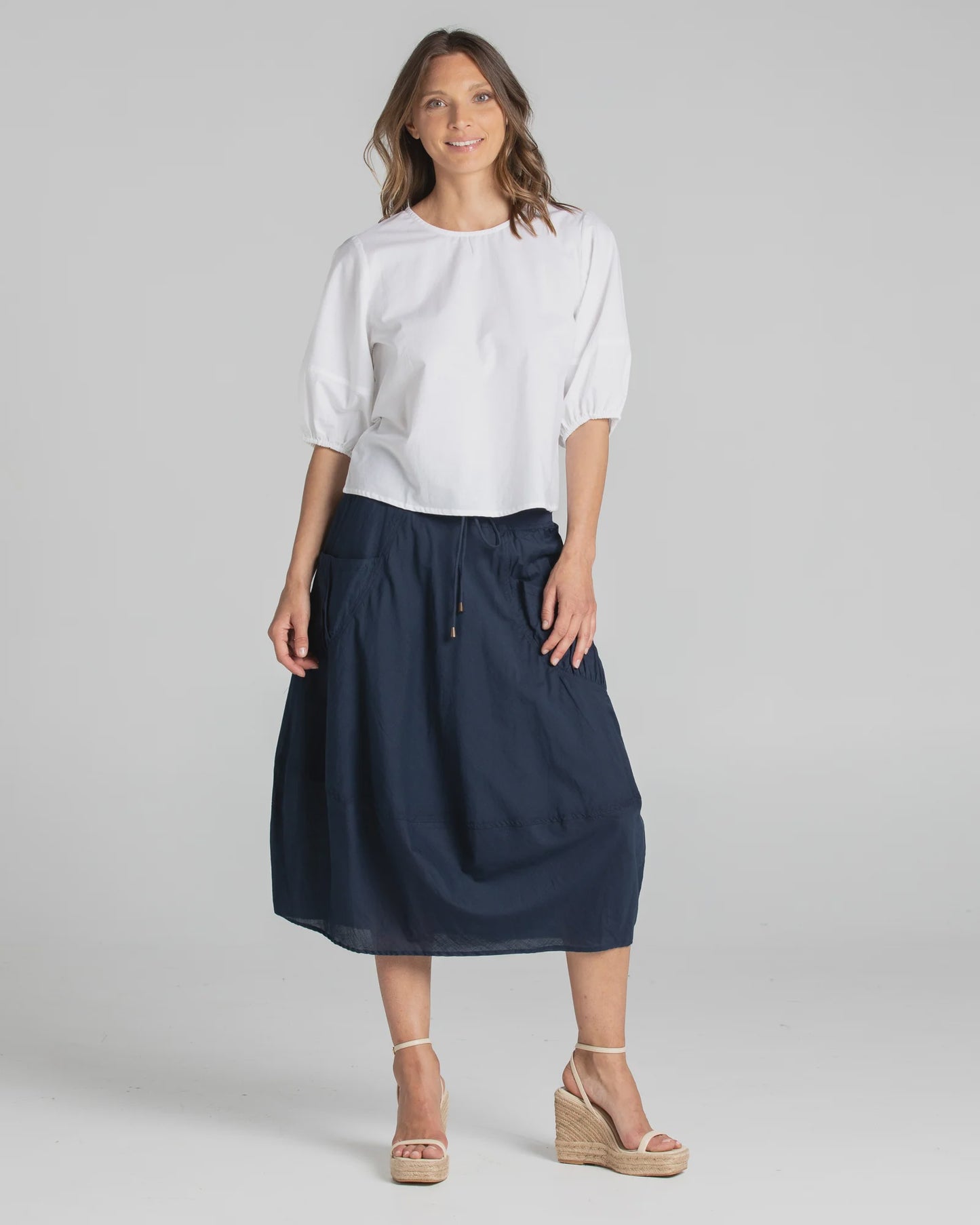 Boom Shankar Guru Basic Skirt - Navy