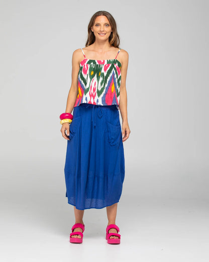 Boom Shankar Guru Skirt - Blue