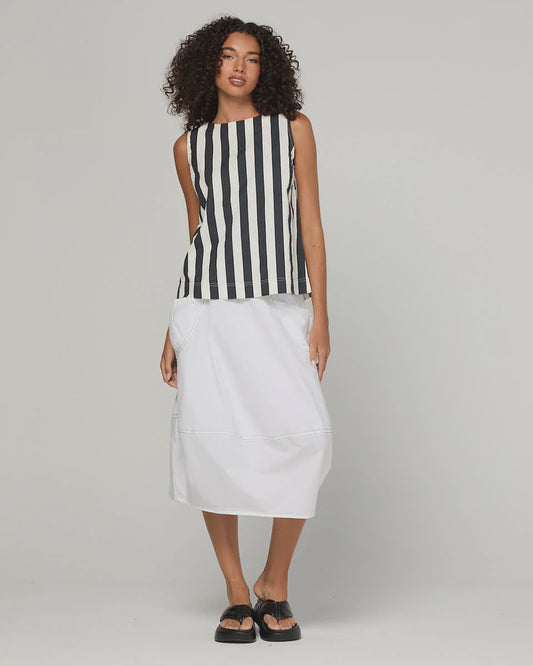 Boom Shankar Shiro Top - Mono Stripe