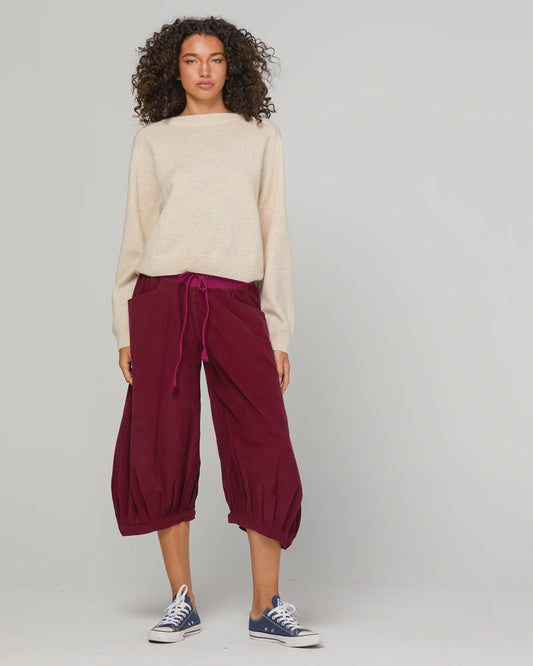 Boom Shankar Guru Pant - Merlot Cord
