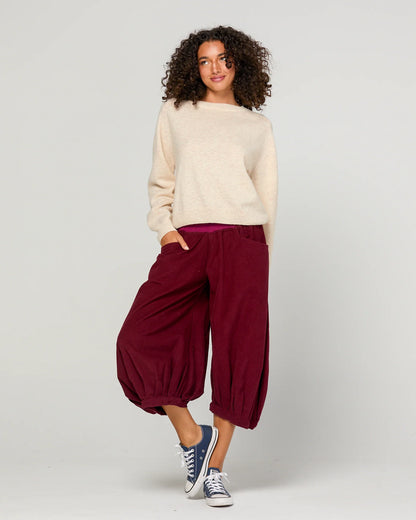 Boom Shankar Guru Pant - Merlot Cord