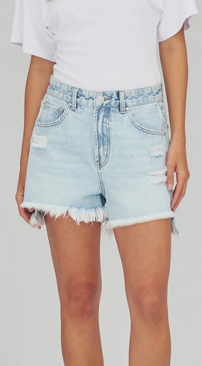 Junkfood Bronx Blue Shorts - Blue