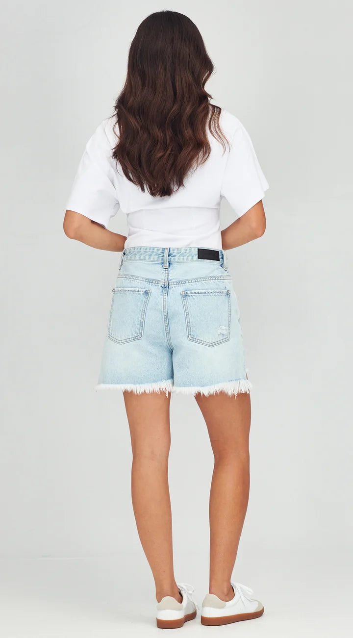 Junkfood Bronx Blue Shorts - Blue