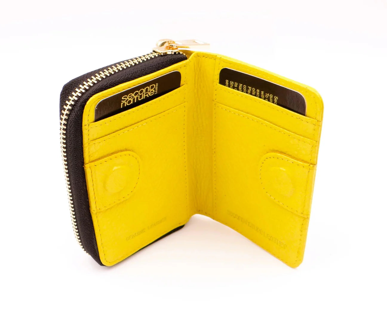 Second Nature Leather Coin & Card Wallet