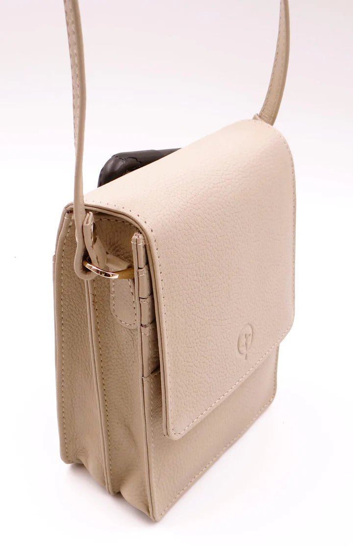 Second Nature Leather Travellers Crossbody Bag
