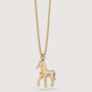 Chocli 18K Gold Plated Necklace - Horse