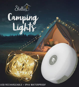 Stellar Haus Camping Lights 10 meters - SOLAR