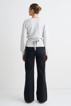 Load image into Gallery viewer, Among the Brave Zoey Black High Rise Wide Leg Pocket Jean Black
