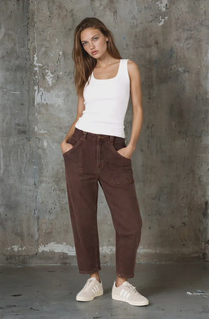 Mi Moso Parker Jeans - Chocolate