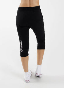 Federation Cut Trackies - Staple Black/White