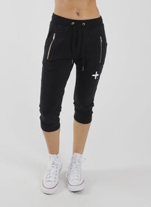 Federation Cut Trackies - Staple Black/White