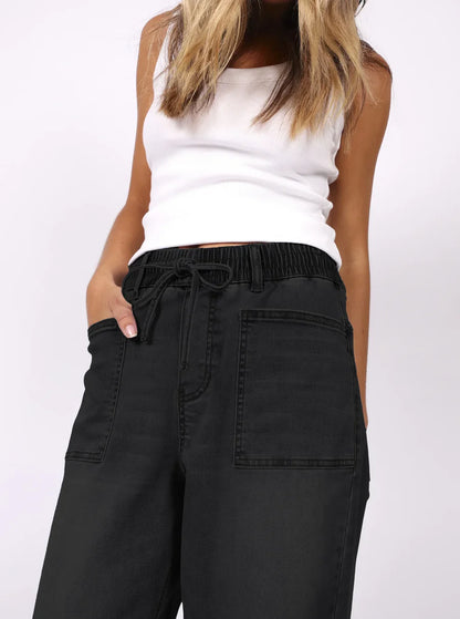 Monaco  Jeans Leo Barrel Jean - Black