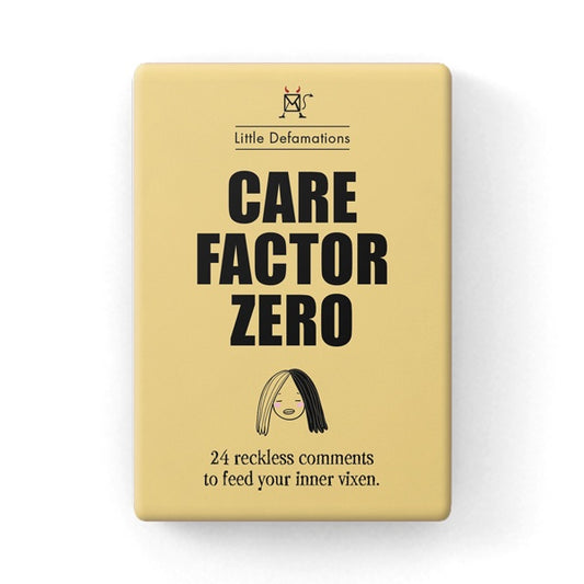 Defamations Care Factor Zero Box of Messages