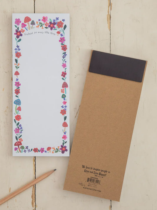Artisanal Magnetic Notepad - Grateful