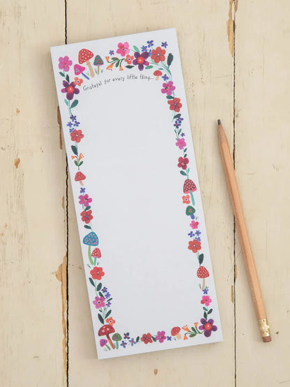 Artisanal Magnetic Notepad - Grateful