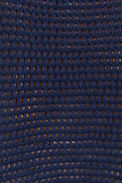 Re:Union Label Dawn Crochet Knit Jumper - Ink