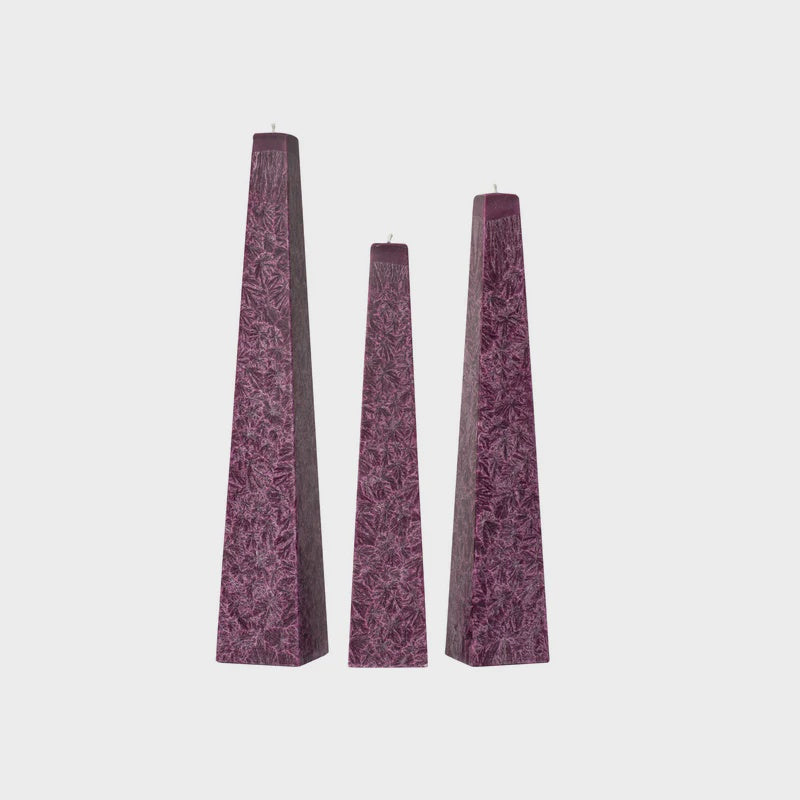 Living Light Icicle Candle Wild Plum Medium (Plum)