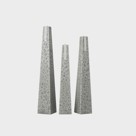 Living Light Icicle Candle Black Iris Small (Grey)