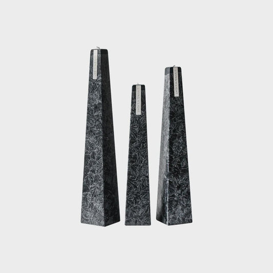 Living Light Icicle Candle Sandalwood Small (Black)