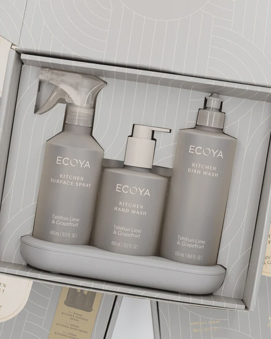 Ecoya Kitchen Gift Set - Tahitian Lime & Grapefruit