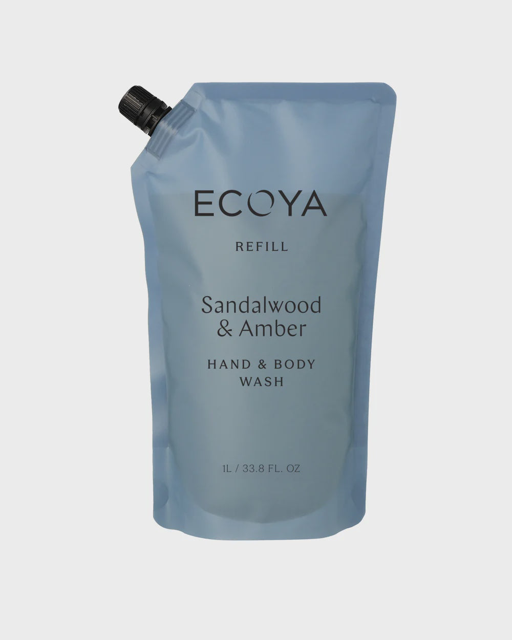 Ecoya Hand & Body Wash REFILL - Sandalwood & Amber