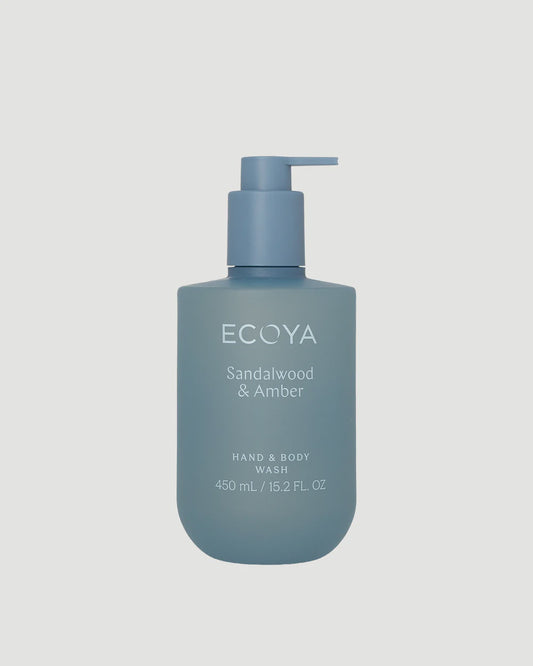 Ecoya Hand & Body Wash - Sandalwood & Amber