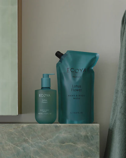 Ecoya Hand &  Body Wash REFILL - Lotus Flower