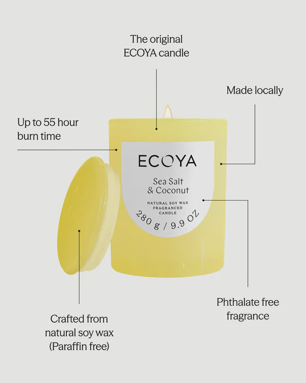 Ecoya Metro Candle - Sea Salt & Coconut