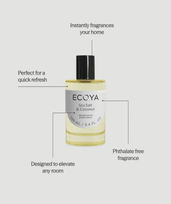 Ecoya  Room Spray  - Sea Salt & Coconut