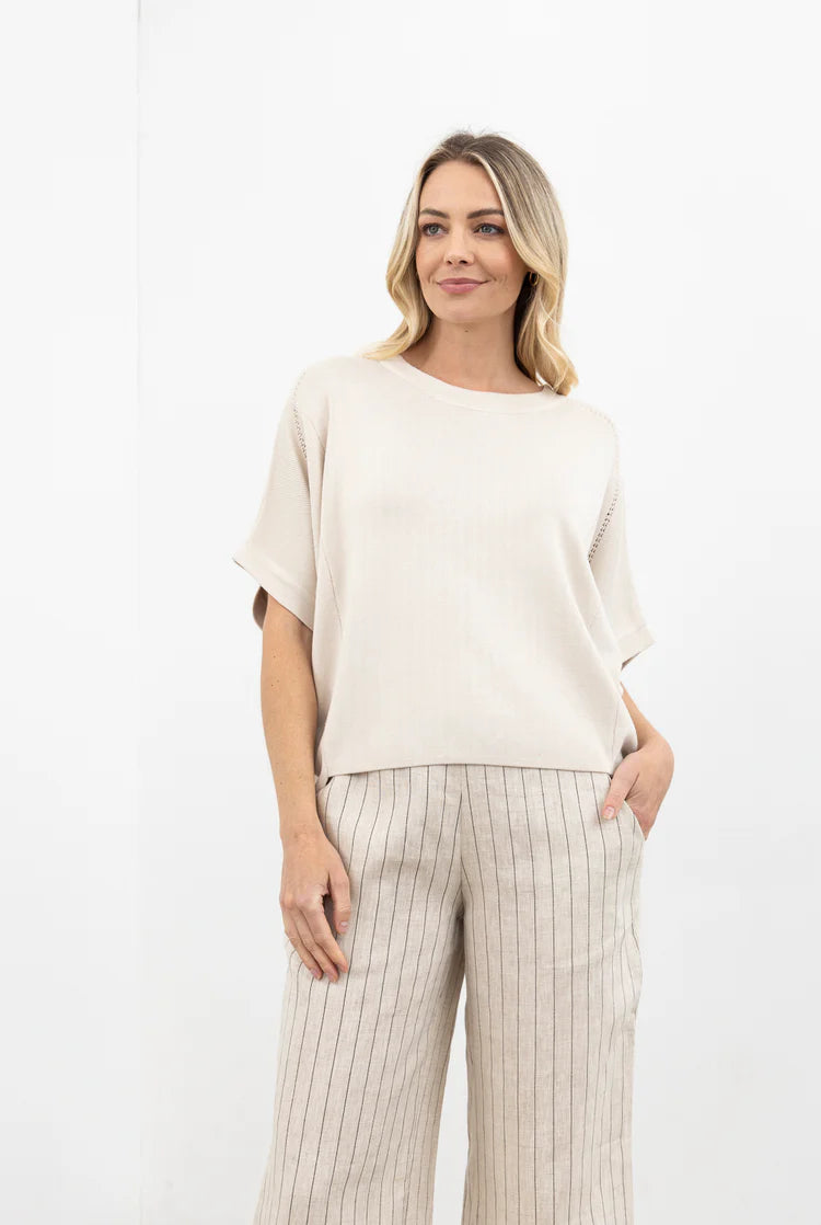 Mi Moso Moss Ella Knit - Champagne