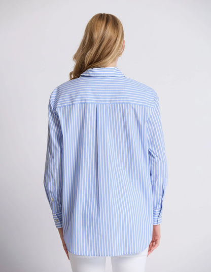 Stella + Gemma Summer Shirt - Blueberry Macaron