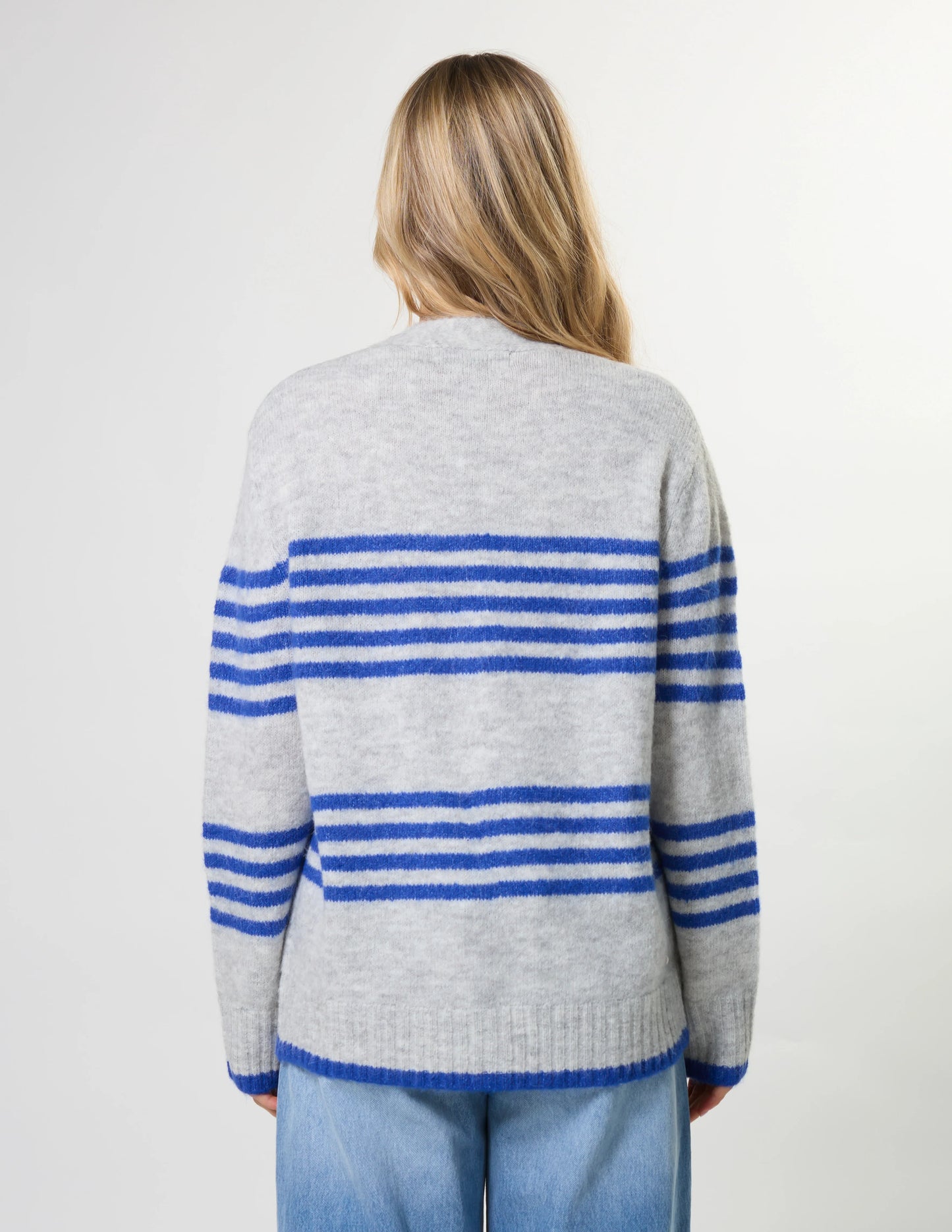Stella + Gemma Stripe Cardigan - Salt Air