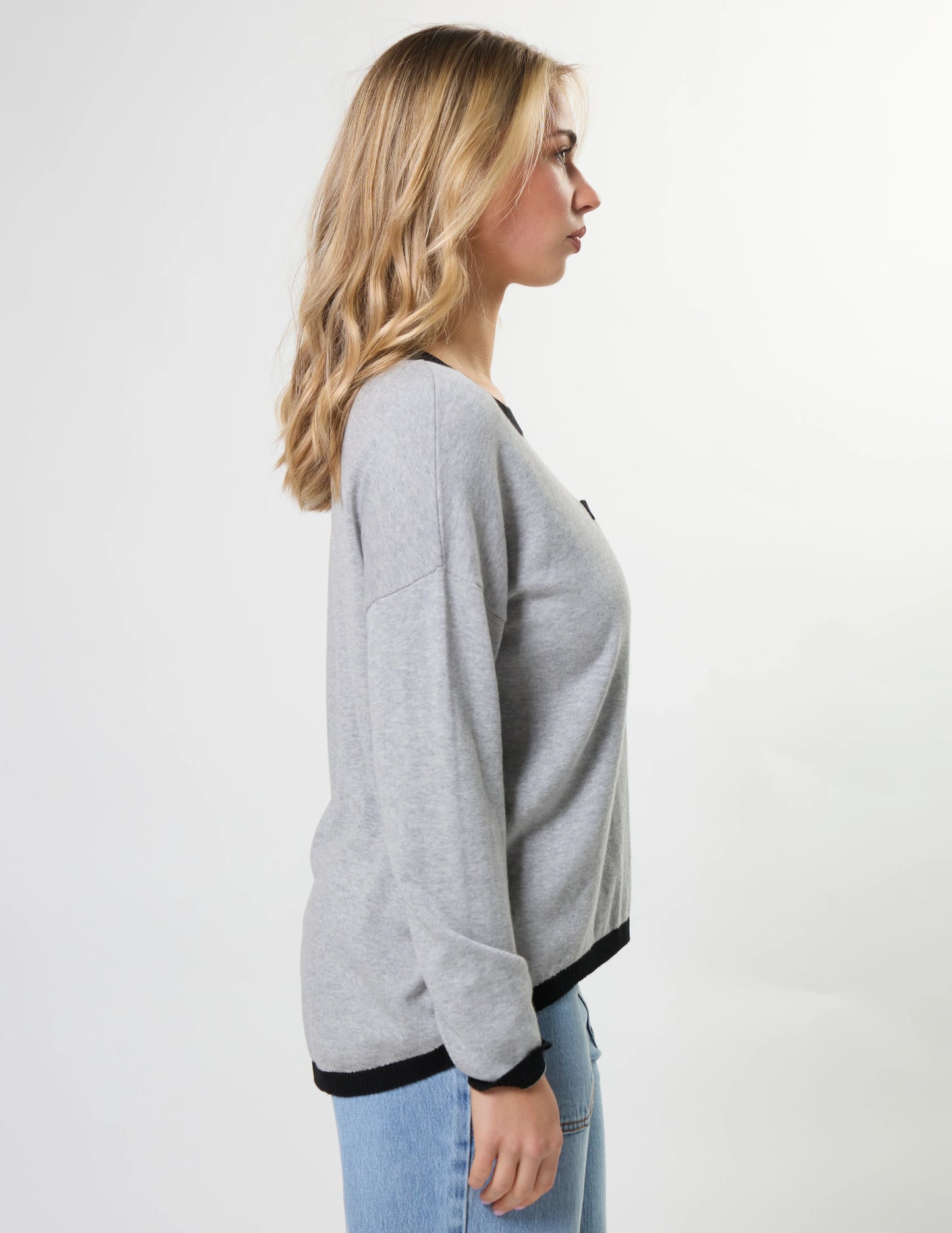 Stella + Gemma Street Pocket Jumper - Slealth Block
